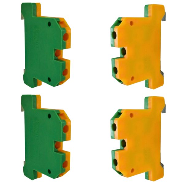 Kit Borne Sek Verde/amarelo | Cabo 4,0mm 60 Peças